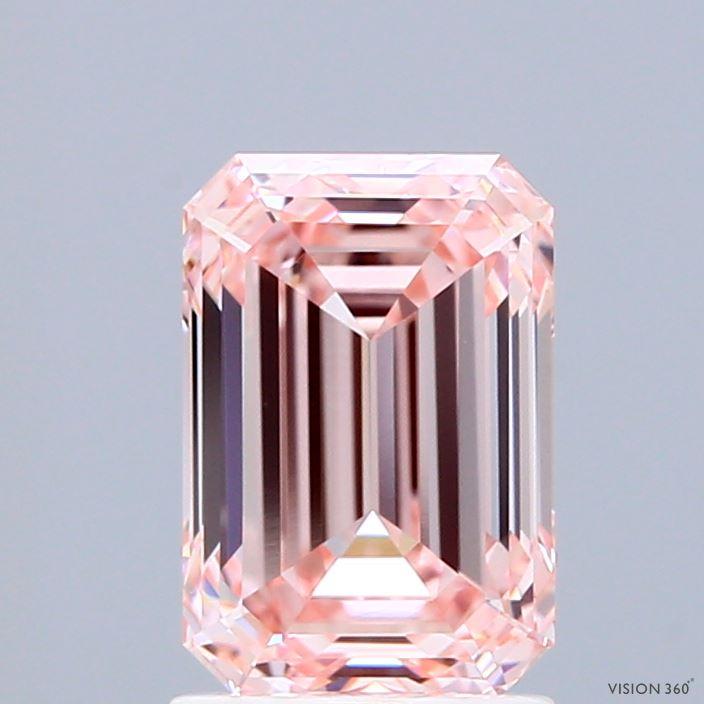 2.00 Ct. Fancy Pink Emerald Lab Grown Diamond