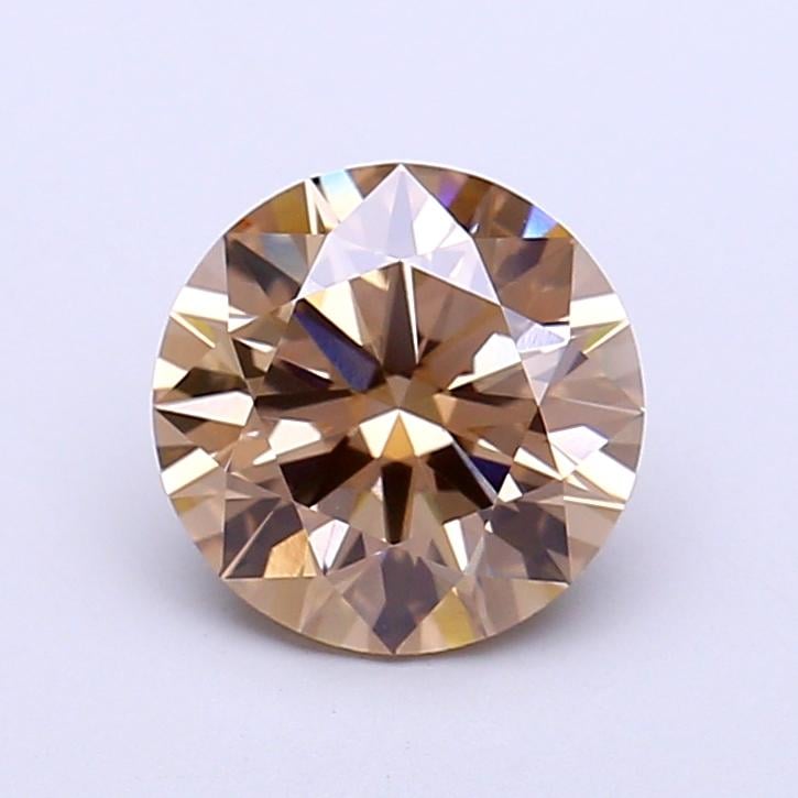 1.78 Ct. Fancy Light  Brown Round Lab Grown Diamond