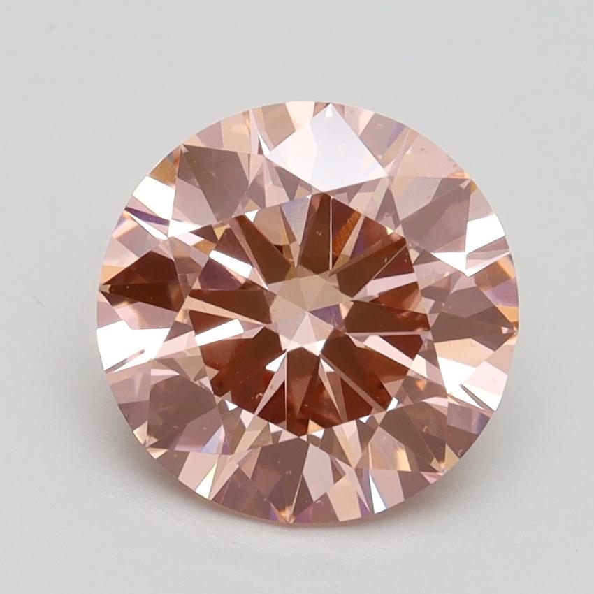 2.31 Ct. Fancy Intense Pink Round Lab Grown Diamond