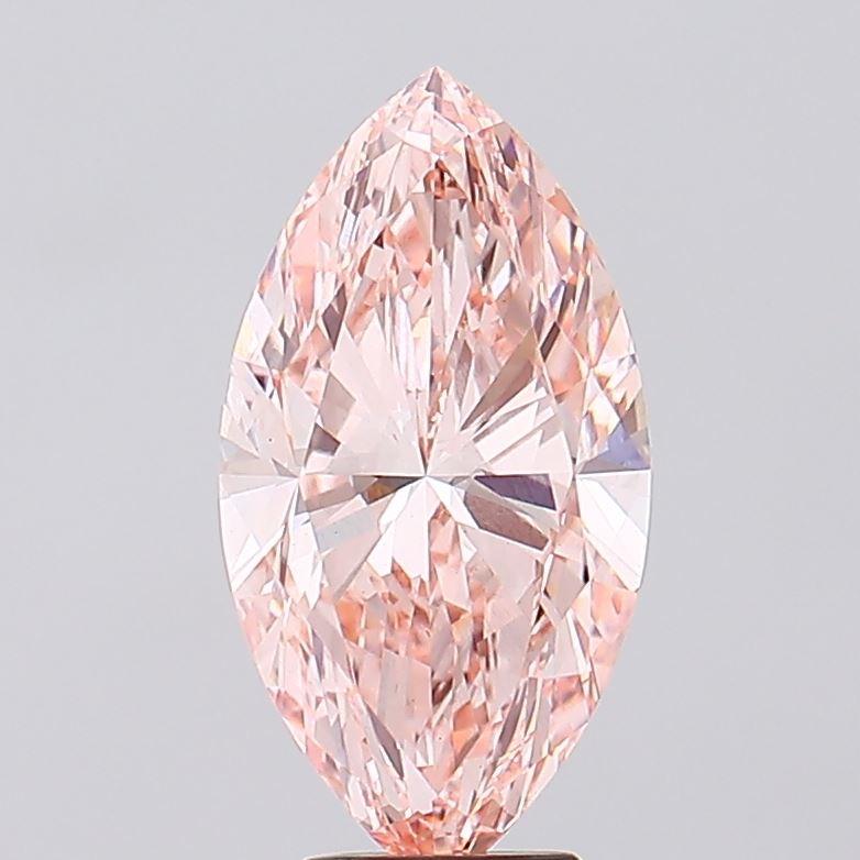 5.00 Ct. Fancy Intense Pink Marquise Lab Grown Diamond