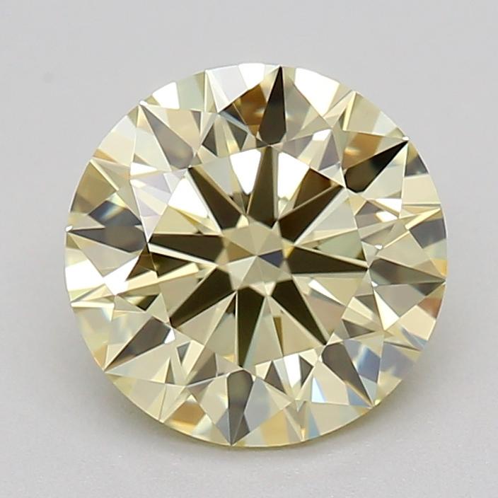 1.08 Ct. Fancy Light Yellow Round Lab Grown Diamond