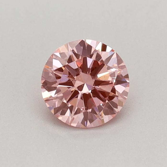 0.31 Ct. Fancy Vivid Pink Round Lab Grown Diamond