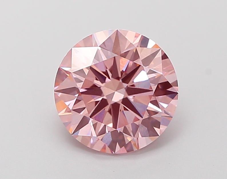 2.02 Ct. Fancy Intense Pink Round Lab Grown Diamond