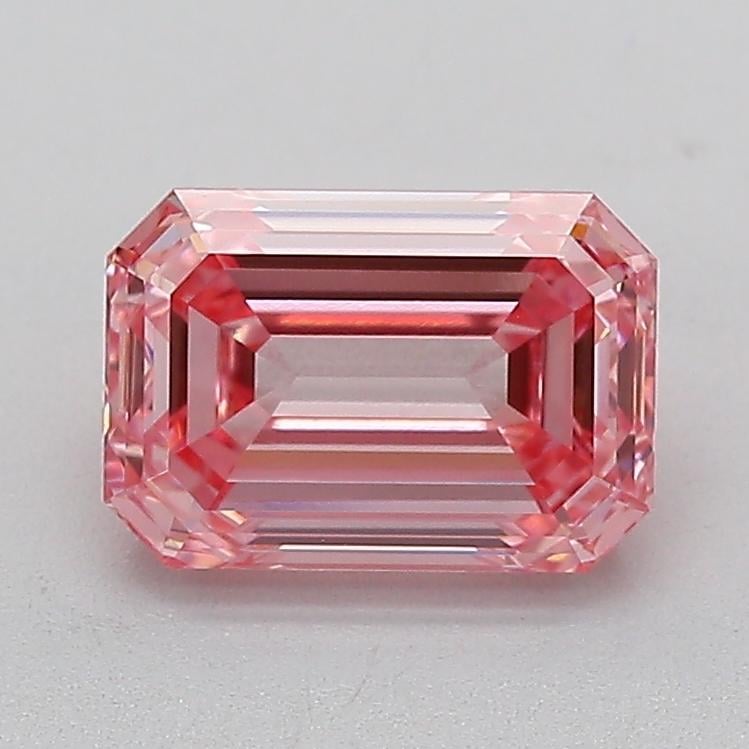1.51 Ct. Fancy Vivid  Pink Emerald Lab Grown Diamond
