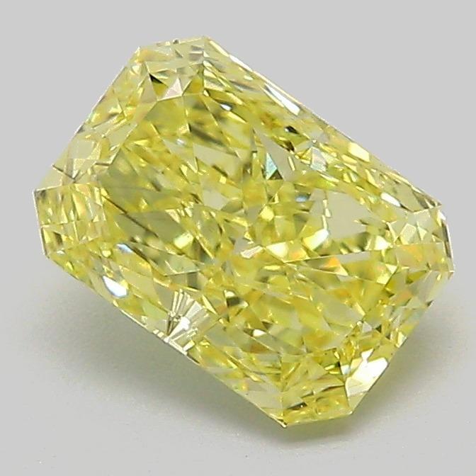 1.42 Ct. Fancy Vivid Yellow Radiant Lab Grown Diamond