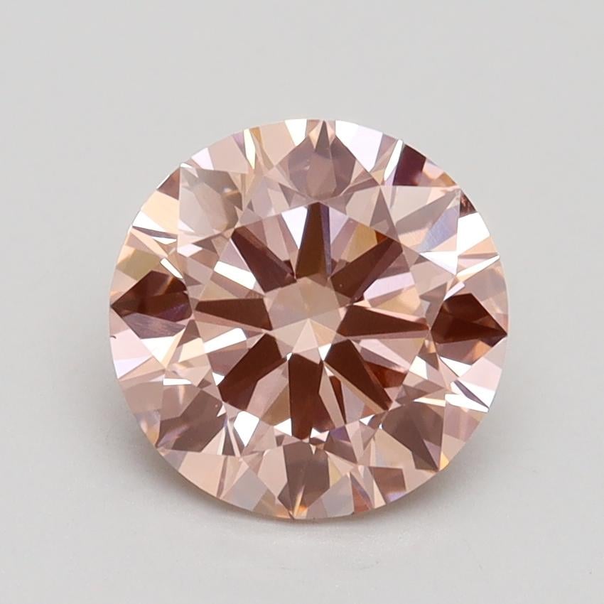 1.80 Ct. Fancy Intense Pink Round Lab Grown Diamond