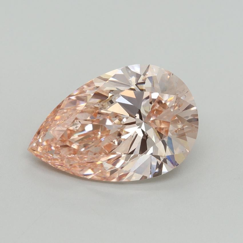 6.05 Ct. Fancy Intense Pink Pear Lab Grown Diamond