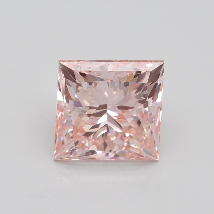 4.55 Ct. Fancy Intense Pink Princess Lab Grown Diamond