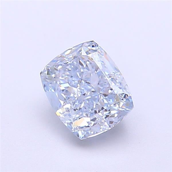 1.11 Ct. Fancy Intense  Blue Cushion Lab Grown Diamond