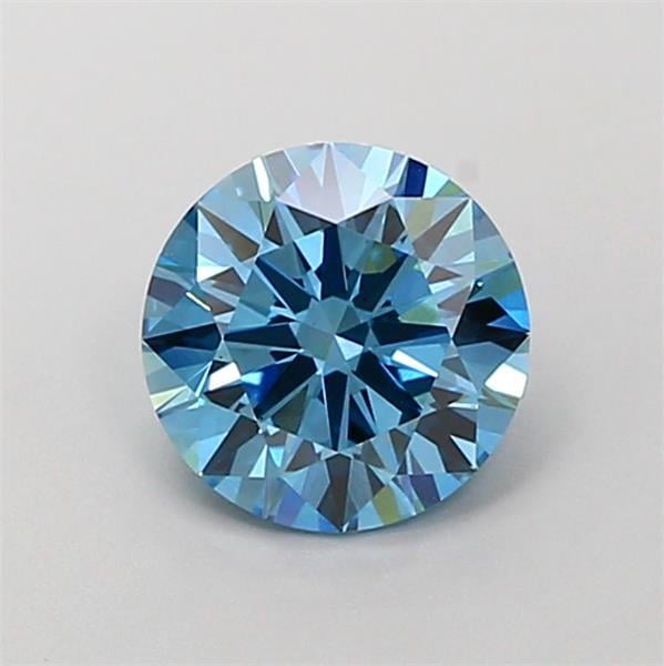 1.14 Ct. Fancy Vivid Blue Round Lab Grown Diamond