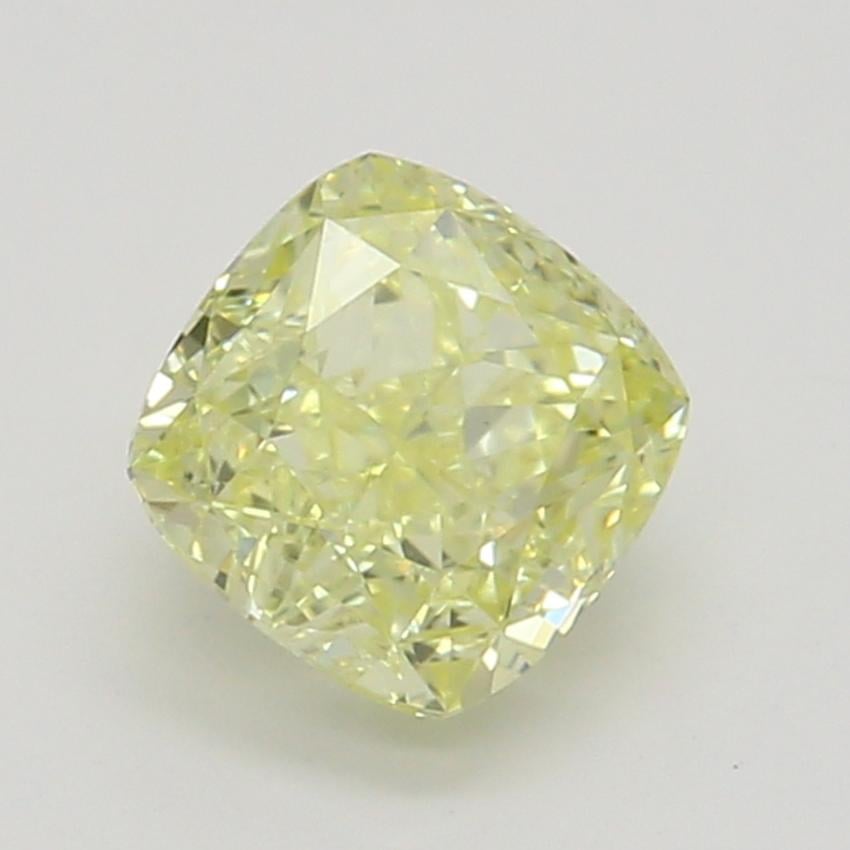 0.51 Ct. Fancy Yellow Cushion Diamond