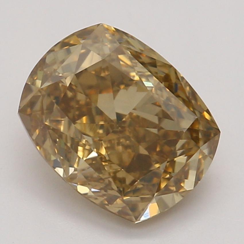 1.01 Ct. Fancy Deep Brown-Yellow Cushion Diamond