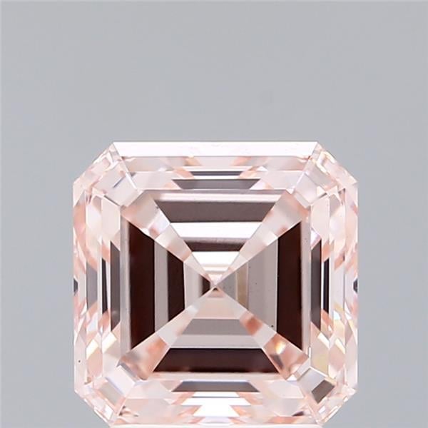 3.10 Ct. Fancy Intense Pink Asscher Lab Grown Diamond