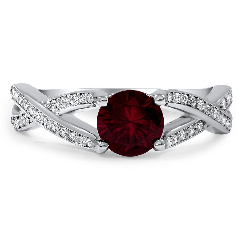 Modern Garnet Vintage Ring