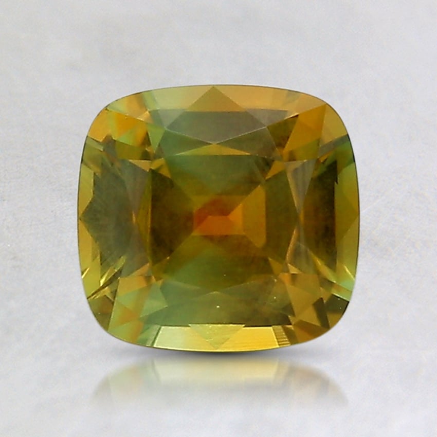 6.6x6.2mm Bi-Color Cushion Montana Sapphire