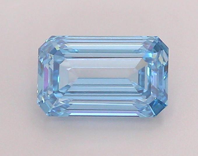 1.38 Ct. Fancy Vivid Blue Emerald Lab Grown Diamond