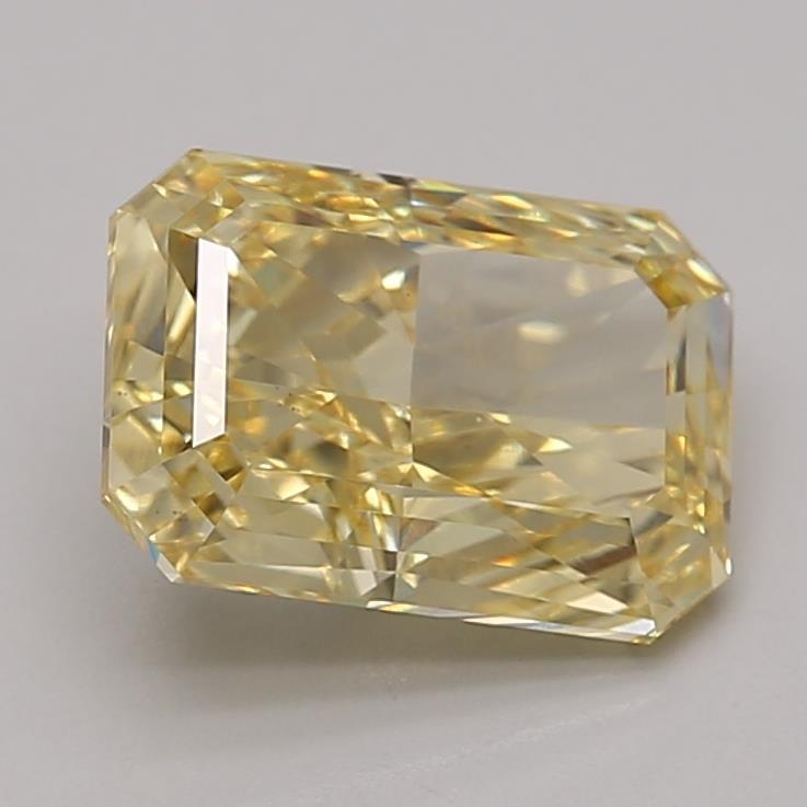 2.36 Ct. Fancy Vivid Yellow Radiant Lab Grown Diamond