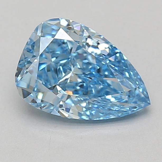 1.55 Ct. Fancy Vivid Blue Pear Lab Grown Diamond
