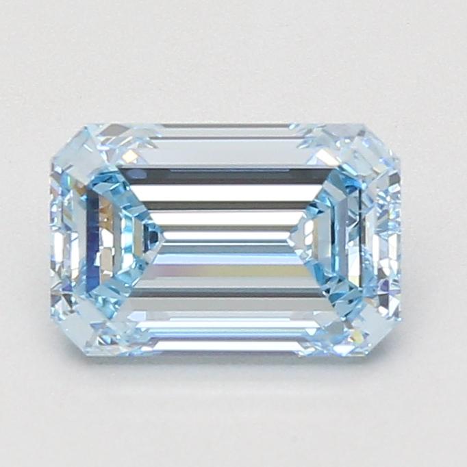 2.07 Ct. Fancy Intense Blue Emerald Lab Grown Diamond