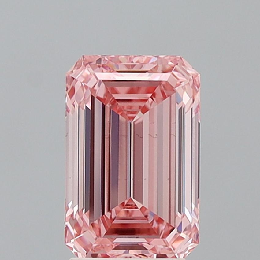 3.08 Ct. Fancy Intense Pink Emerald Lab Grown Diamond