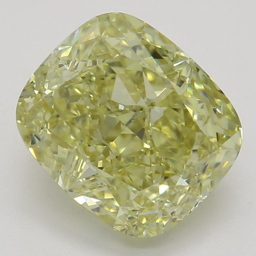 2.03 Ct. Fancy Brownish Greenish Yellow Cushion Diamond