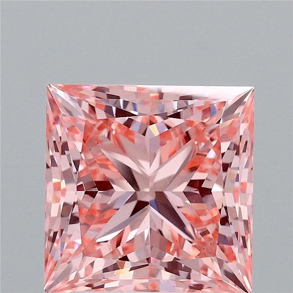 3.58 Ct. Fancy Vivid  Pink Princess Lab Grown Diamond