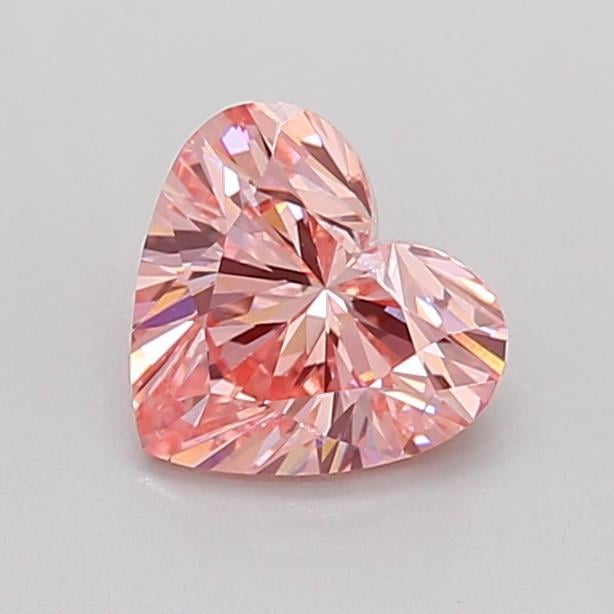 0.92 Ct. Fancy Vivid  Pink Heart Lab Grown Diamond