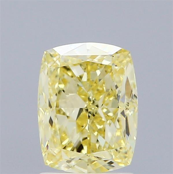 1.70 Ct. Fancy Yellow Cushion Lab Grown Diamond
