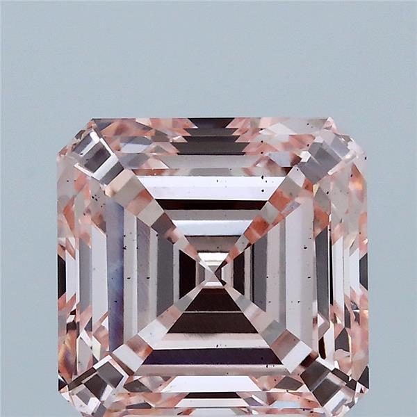 4.02 Ct. Fancy Intense Pink Asscher Lab Grown Diamond