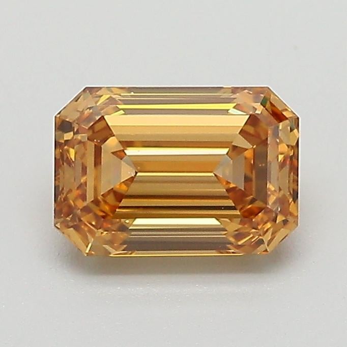 1.04 Ct. Fancy Light  Brown Emerald Lab Grown Diamond