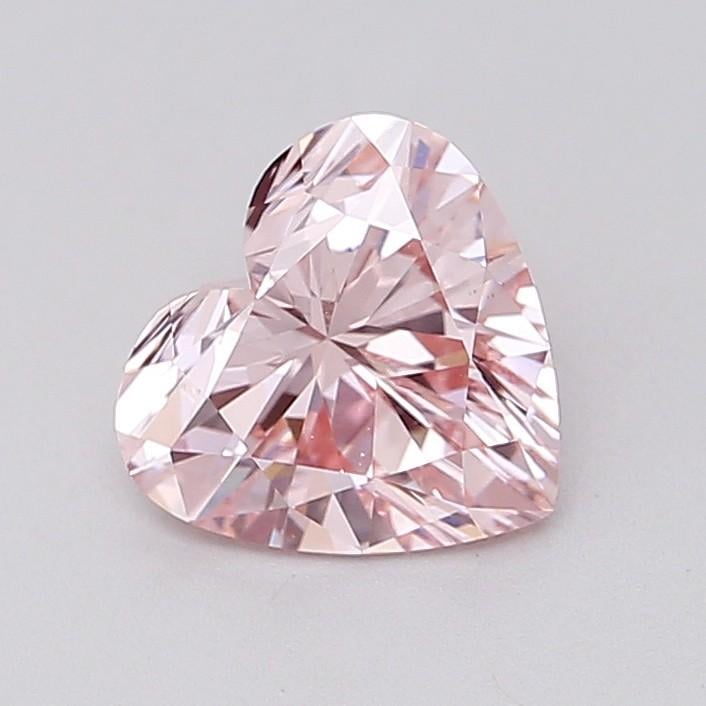1.62 Ct. Fancy Vivid Pink Heart Lab Grown Diamond