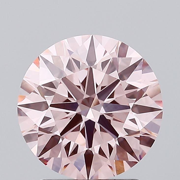 2.32 Ct. Fancy Intense Pink Round Lab Grown Diamond