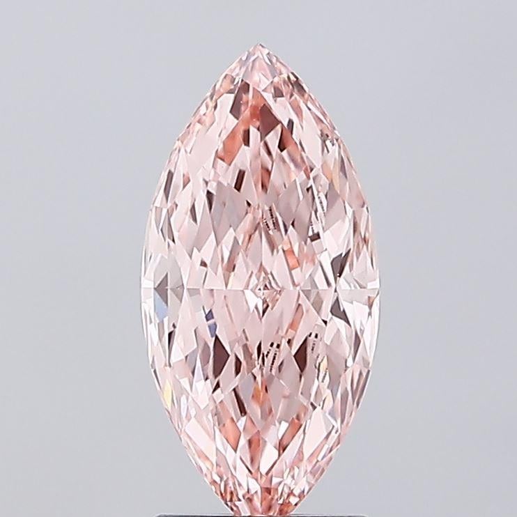 2.05 Ct. Fancy Intense Pink Marquise Lab Grown Diamond