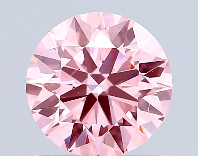 1.00 Ct. Fancy Vivid Pink Round Lab Grown Diamond