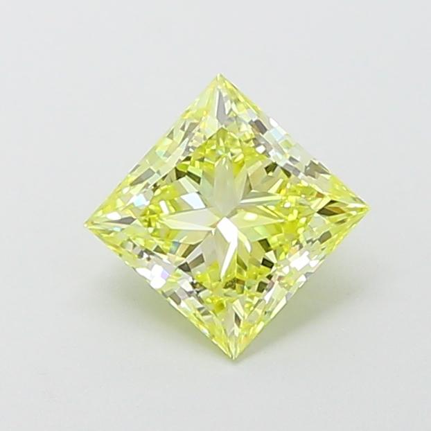 1.05 Ct. Fancy Vivid Yellow Princess Lab Grown Diamond