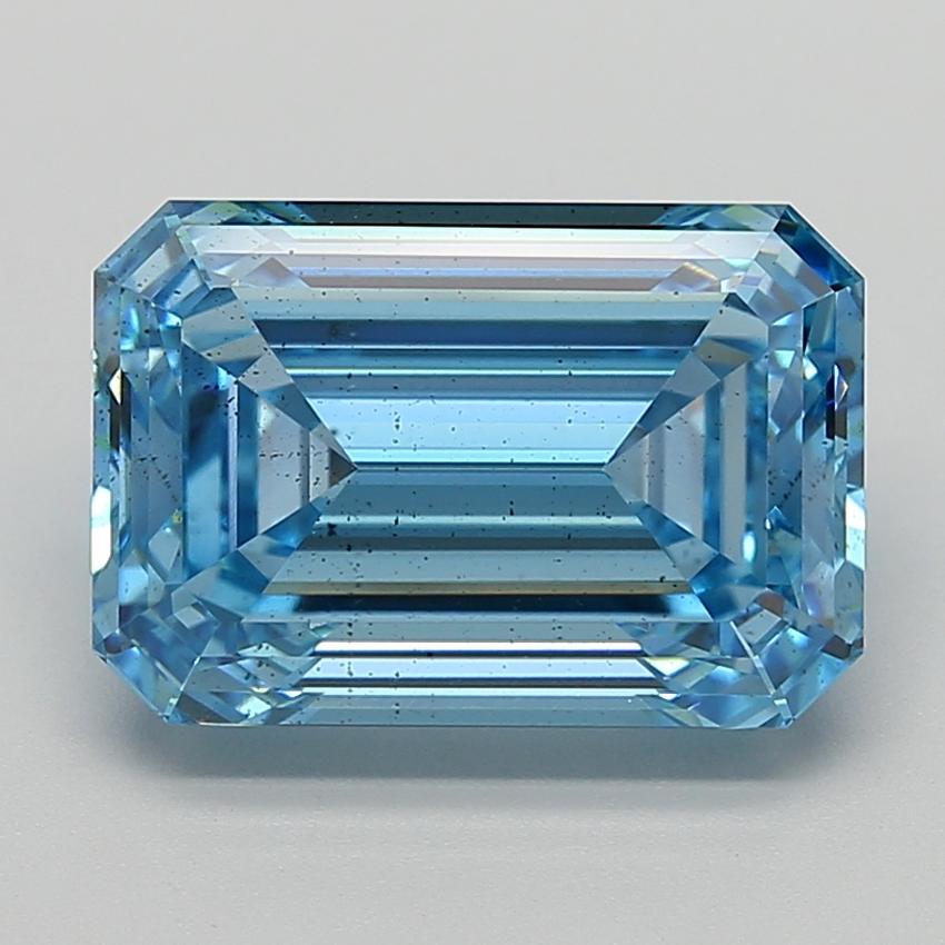 7.68 Ct. Fancy Vivid Green Emerald Lab Grown Diamond