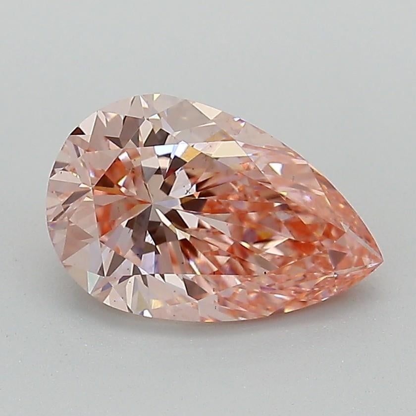 1.77 Ct. Fancy Vivid Pink Pear Lab Grown Diamond