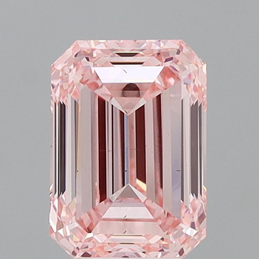6.02 Ct. Fancy Intense Pink Emerald Lab Grown Diamond