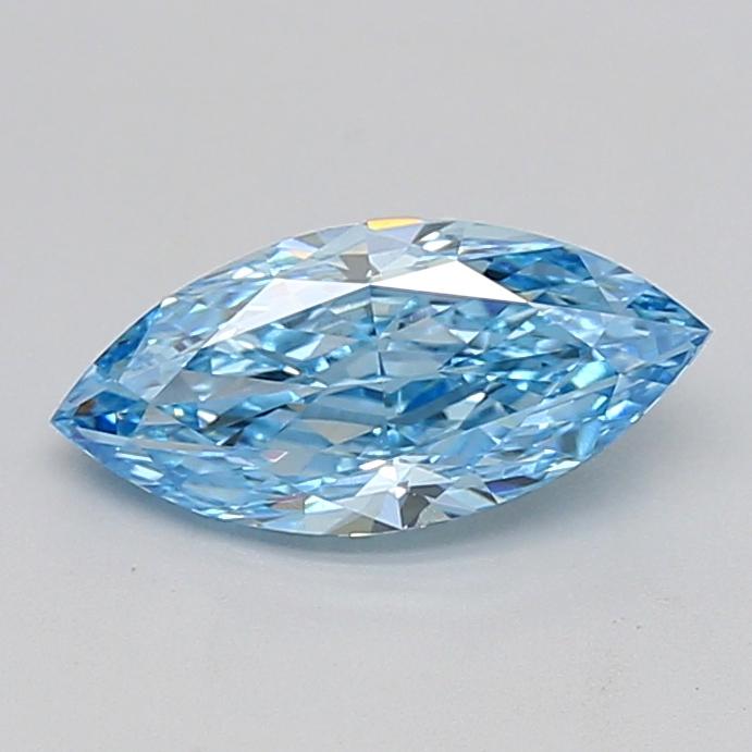 1.35 Ct. Fancy Vivid  Blue Marquise Lab Grown Diamond