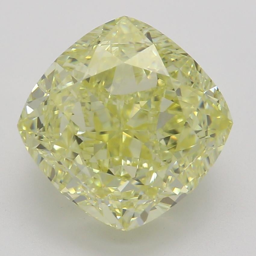 3.05 Ct. Fancy Yellow Cushion Diamond