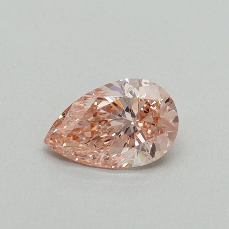 0.37 Ct. Fancy Intense Pink Pear Lab Grown Diamond