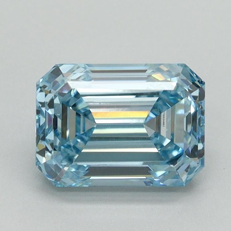 1.50 Ct. Fancy Intense Blue Emerald Lab Grown Diamond