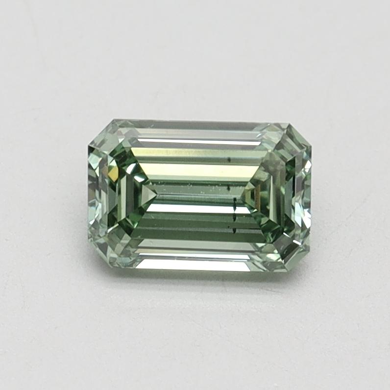 0.70 Ct. Fancy Vivid Green Emerald Lab Grown Diamond