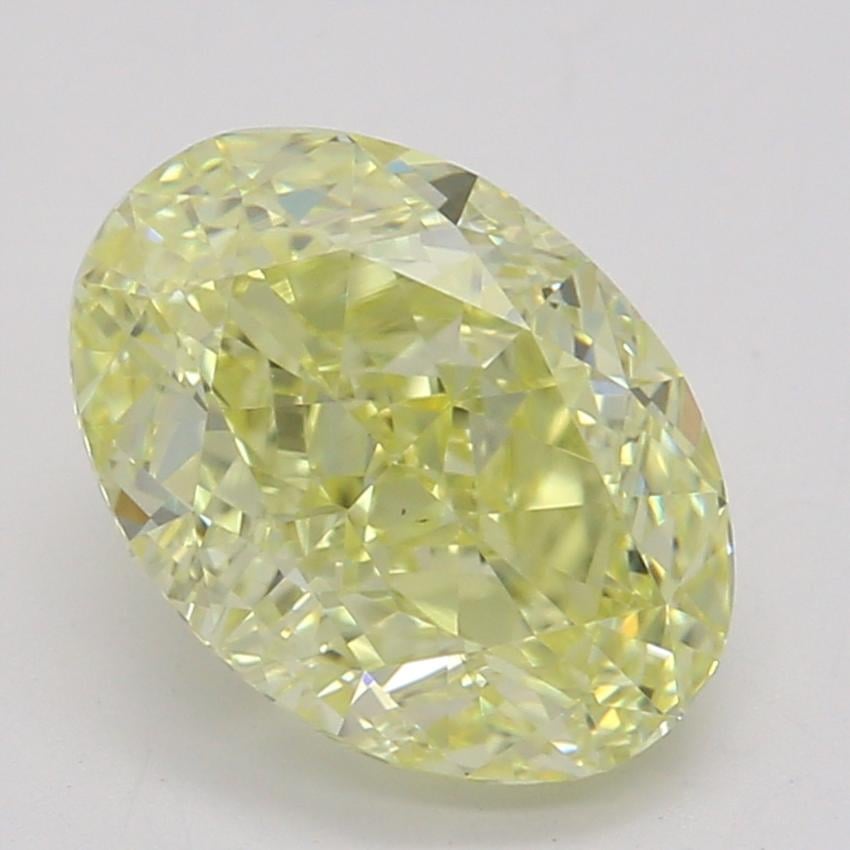 1.26 Ct. Fancy Yellow Oval Diamond