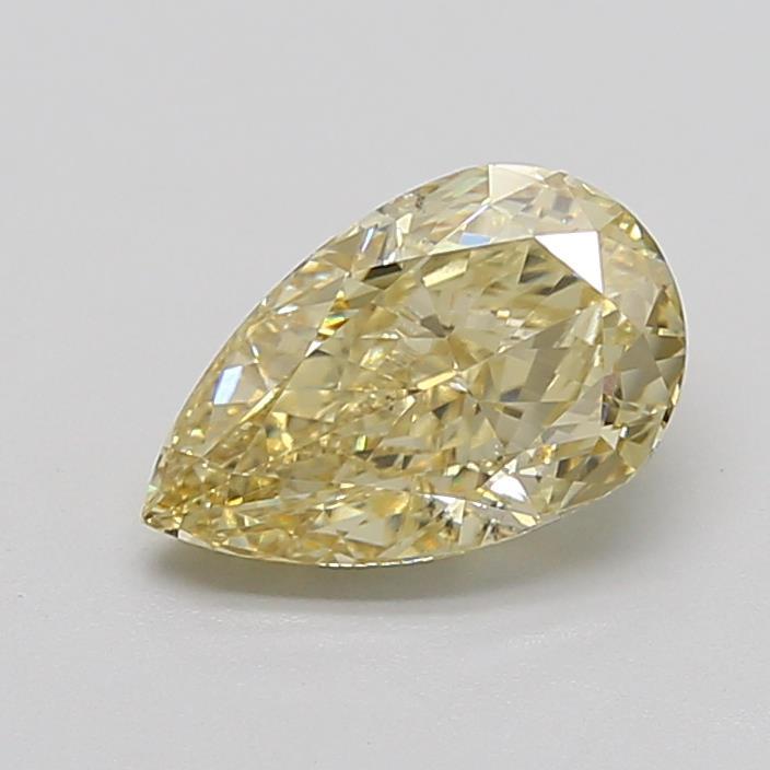 2.11 Ct. Light Brownish Yellow Pear Lab Grown Diamond