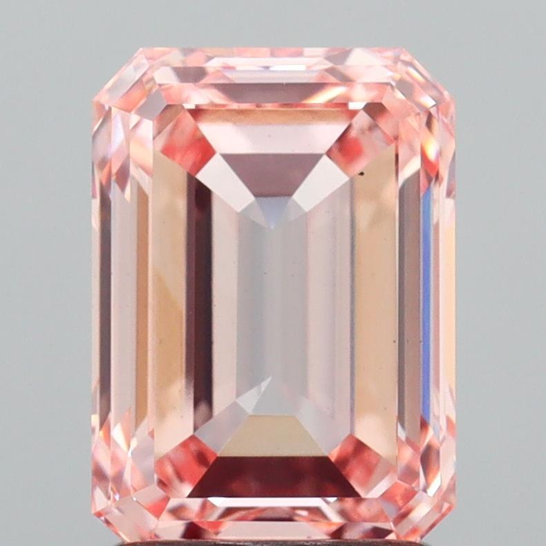 2.03 Ct. Fancy Intense  Pink Emerald Lab Grown Diamond