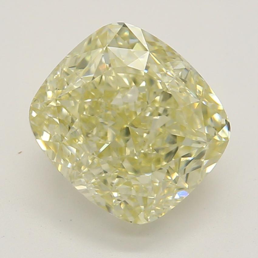 1.52 Ct. Fancy Light Yellow Cushion Diamond