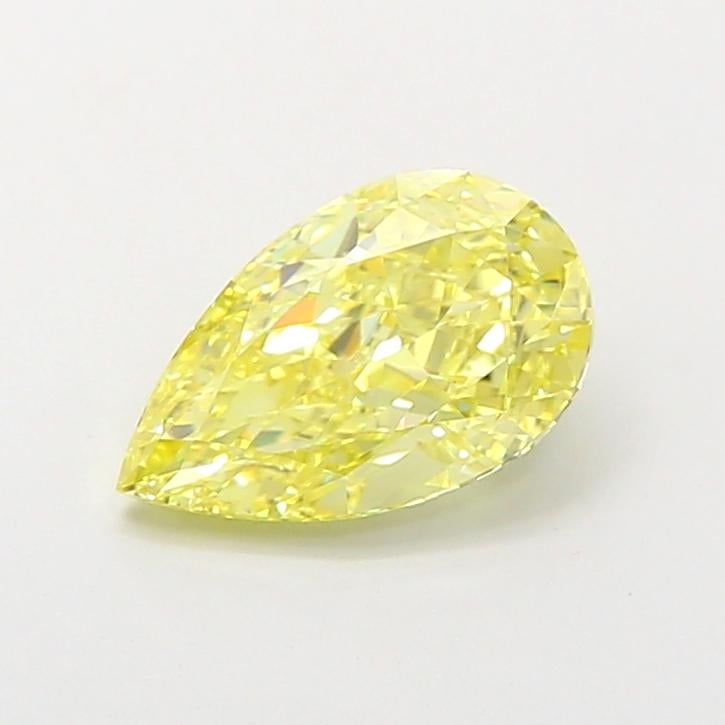 1.54 Ct. Fancy Yellow Pear Lab Grown Diamond