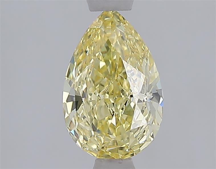 1.03 Ct. Fancy Intense  Yellow Pear Lab Grown Diamond