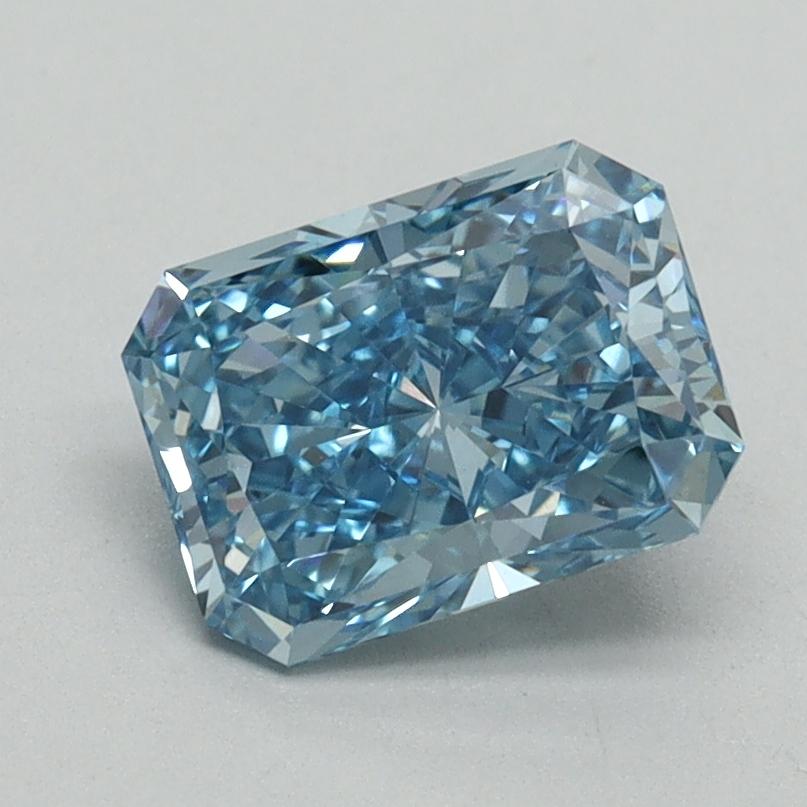 1.32 Ct. Fancy Vivid Blue Radiant Lab Grown Diamond